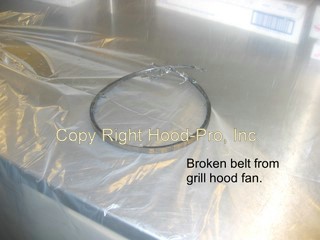 Broken Fan Belt 